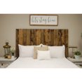 thumbnail image 3 of Barn Walls Floating 4 Panel Wall Solid Wood Headboard, Dark Walnut, King, 3 of 9