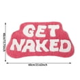 thumbnail image 3 of Mat With Contrast Letter Patterns Non Washable Highly Absorbent Area Rug for Bathroom Hallway Bedroom, 3 of 6