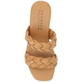 thumbnail image 4 of Journee Womens Kyaa Braided Strap Platform Sandals, 4 of 9