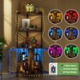 Corner Bar Liquor with RGB LED Light 5 Tier Corner