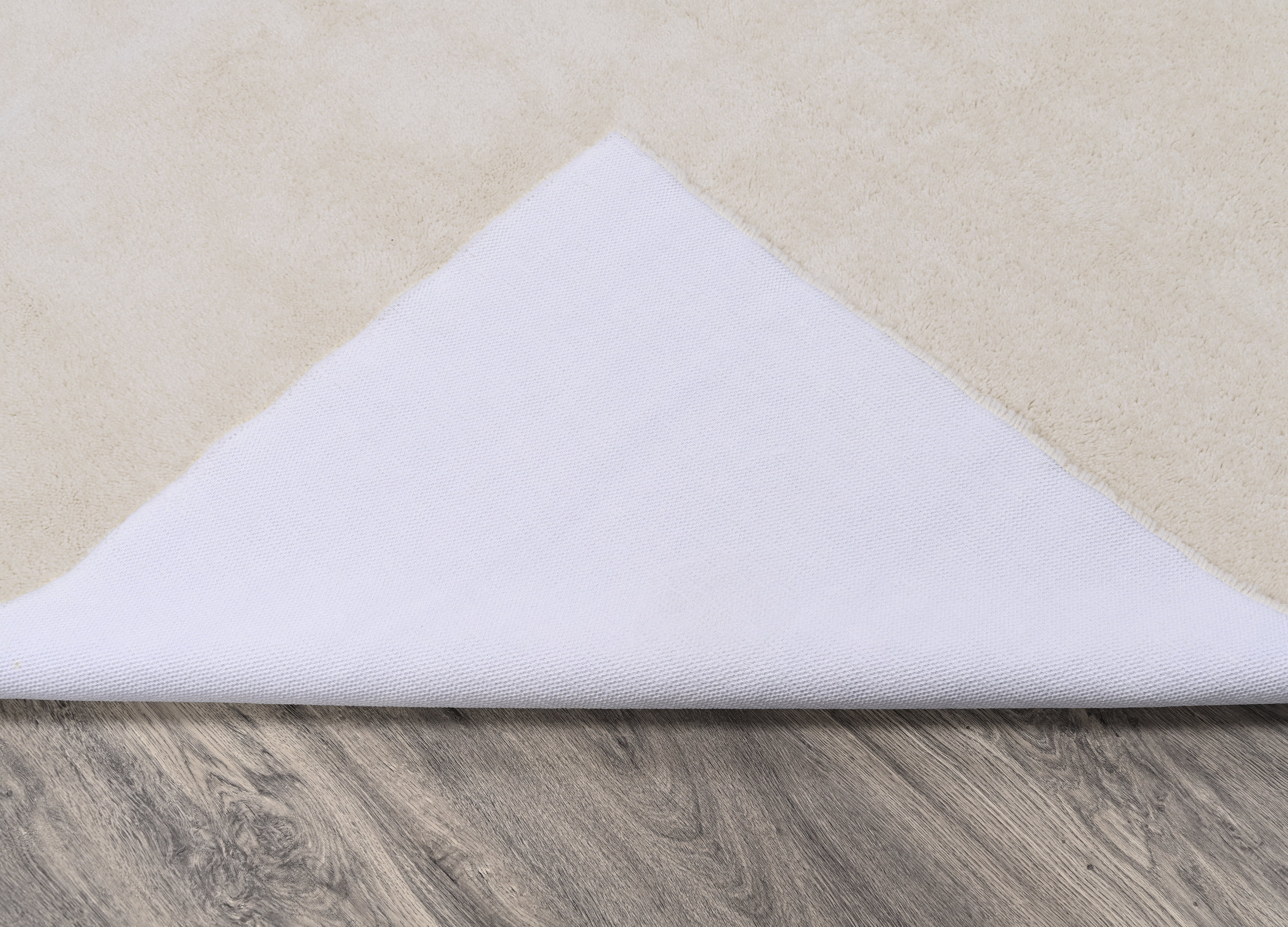 Garland Rug Room Size Washable Nylon Ivory Bathroom Carpet, 6' x 9'