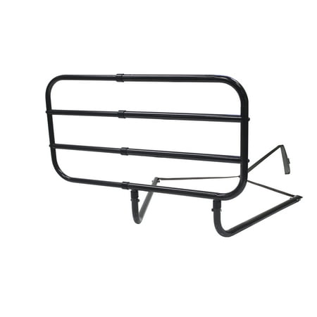 Able Life Bedside Extend-A-Rail - Adjustable Length Adult Home Bed Rail and Stand Support Handle + Included Safety Strap