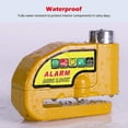 thumbnail image 4 of koolsoo Verrou de Frein à Disque Alarme avec Son d'Alarme Sécurité avec Câble de Rappel Jaune, 4 of 7