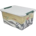thumbnail image 2 of Saedy 6 Pcs Large Clear Storage Box, 35 Qt Plastic Bins with Lids for Versatile Storage, 2 of 7