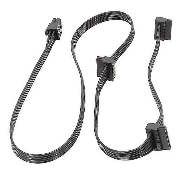 Reliable 6Pin to SATAX3 Power Cable for Corsair RM RMX Modulars Unit 18AWG