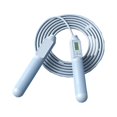 thumbnail image 1 of PVC Jump Rope Portable Replacement Digital Solid Color Adjustable Quiet Running Anti-skid Indoor Outdoor Button Control Ergonomic Adjustable Jumping Ropes Blue Cord, 1 of 9