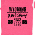 thumbnail image 4 of Inktastic Wyoming Awesome Since 1890 Boys or Girls Baby Bodysuit, 4 of 5