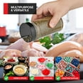 thumbnail image 5 of 6 Pack 16 oz Plastic Spice Jars, Empty Seasoning Containers for Homemade Rub, Spices, Glitter, and More, Small Spice Containers with Black Shaker Lids and Heat-Induction Liner, Clear Spice Jars, 5 of 7