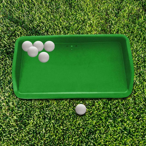 Bandeja para pelotas , accesorio de almacenamiento de para practicar Verde shamjiam Bandeja de pelotas de golf