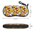 thumbnail image 2 of KLL Cute Dog Print Eyeglass Case for Men & Women's Classy Travel Eyewear Holder Case Zipper Eyeglasses Case With Hook, 2 of 6