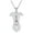 Necklace, variant on Greyhound Dog Necklace for Women Pendant Chain Sterling Silver Ginger Lyne Collection