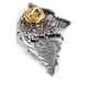 thumbnail image 2 of Broche vintage de cristal de estrás con forma de flor y animal para boda, broche, insignia, regalo Plata, 2 of 9