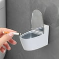 thumbnail image 2 of YOHAVEN Wall-Mounted or Tabletop Ashtray with Lid, Bathroom & Living Room Smoking Accessory, Odor-Control Ashtray for Home & Office Use, Easy-to-Clean Removable Stainless Steel Interior, 2 of 4