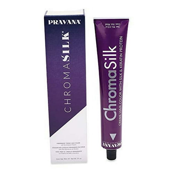 PRAVANA ChromaSilk Creme Hair Color with Silk & Keratin Protein, 7.46 Copper Red Blonde