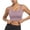 Pink, variant on WHEANG Sports Bras for Women Yoga Beauty Sports Bra with Removable Pads High Support Workout Top Shockproof Running Athletic Vest Bra for Gym Fitness Activewear Size S White