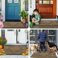 thumbnail image 6 of Buganda Door Mat Outside, Heavy Duty Rubber Front Doormat, Dirt Trapper Waterproof Door rugs for Outdoor Entey, 36"x 24" Inch, Brown, 6 of 8