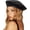 Black, variant on PU Leather Berets for Women  Beret Hats Artist Painter Hat Classic Solid Style