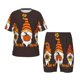 thumbnail image 1 of Fotbe Fall Gnomes Pijama Estampada de 2 Piezas para Niños – Ropa de Dormir de Manga Corta Cómoda para Niños y Niñas, Camiseta y Shorts de Algodón-Small, 1 of 6