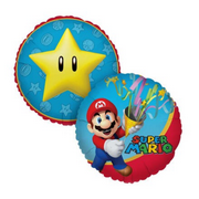 18″ SUPER MARIO and STAR Balloon • Party Supplies Decorations Foil Mylar Balloon
