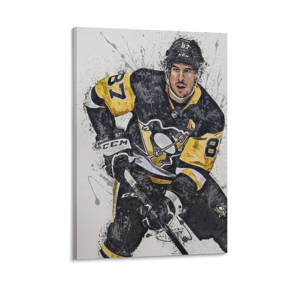 Sidney Crosby Poster Picture Print Canvas Poster Wall Paint Art Posters Decor Modern Home Artworks Gift 16x24inch(40x60cm)