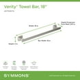 thumbnail image 5 of Symmons 493Tb18 Verity 18" Towel Bar - Black, 5 of 7