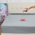 thumbnail image 2 of Waterproof Mattress Protector Microfiber Bed Mattress Pad Deep Pocket Pads Bed Cover Pale Gray King, 2 of 8