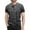 Grey, variant on Fashion Top for Men - Men's Fashion Ripped Short Sleeve Casual Top Tee Shirt for Everyday Comfort and Streetwear Style Slimming T-shirt,Wine,M