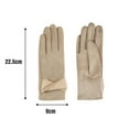 thumbnail image 3 of Dyfzdhu Women Gloves Creative Fashion Gloves Gloves Thick Warm Winter Adult Beige, 3 of 4