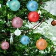 thumbnail image 5 of Bobasndm 2.36 Inch Christmas Balls Ornaments,12PCS Colored Shatterproof Plastic Decorative Hanging Baubles Set for Xmas Tree Decor Holiday Party Wedding Decoration, 5 of 9