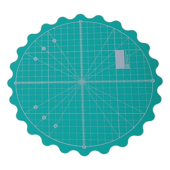 SOPOTUTU 1Pc Round Rotary Cutting Mat Green Made with for Home Use