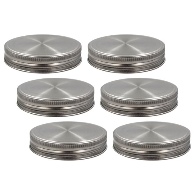 FOLOYORI 6Ud Tapas Para Enlatado Con Silicona Y Acero Inoxidable Resistentes Y Herméticas Para