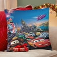 thumbnail image 4 of Cars 2 Throw Pillow Cover Case adding vibrant personality.17x 17-inch（45×45cm）, 4 of 8