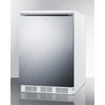 thumbnail image 2 of Summit Appliance CT66LWBISSHH 33.5 x 23.63 x 23.5 in. Built-In Undercounter Refrigerator-Freezer, White Cabinet, 2 of 4