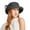 Z-Black-21, variant on Spring Summer Mesh Sunshade Hat Flower Temperament Wedding Dress Hat Sun Dome Large Brim Hat Fashion Hat For Woman