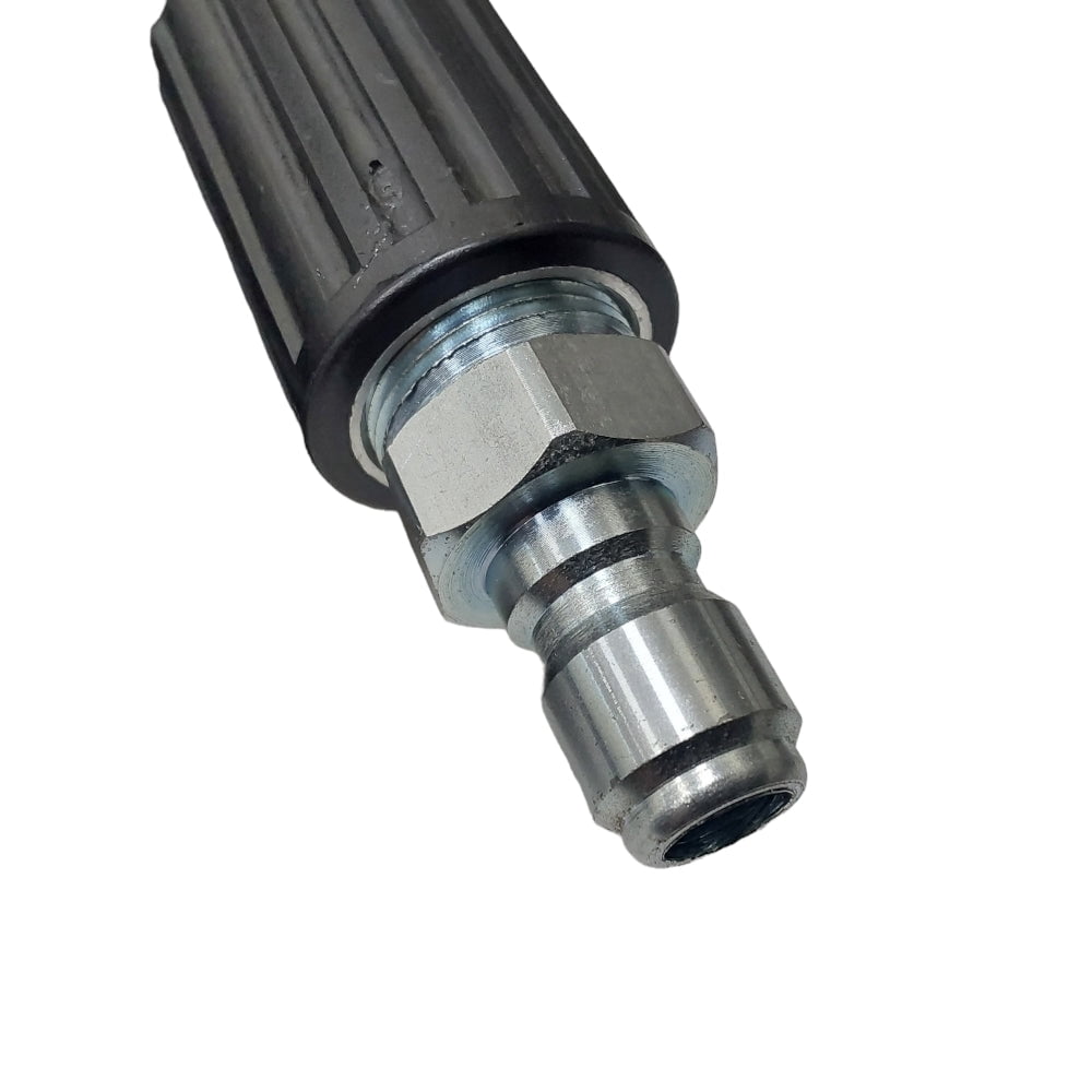 Proven Part 3/8" Female-M22 Brass, Quick Connect Coupler Plug 3/8" Steel Plug X M22 Male Threads and 25' 1/4" M22 x M22 3200 PSI Hose