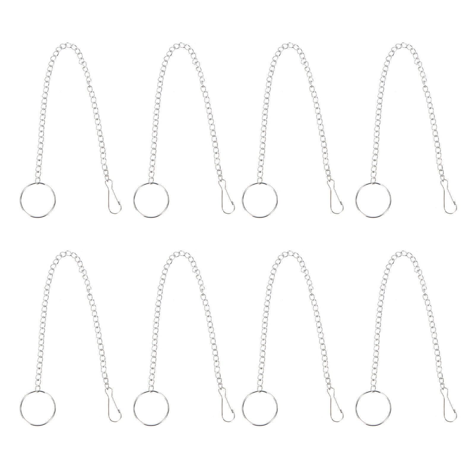 8pcs Practical Toilet Baffle Chain Toilet Tank Chain Toilet Drainer Chain