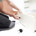 thumbnail image 3 of 2Pcs Office Desk Lock Central Lock Office Furniture Drawer Lock Random Key Style, 3 of 9