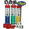 LCR Dice Game Set Bundle (Left Right Center) - 3 Pack Assorted Colors