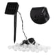 thumbnail image 4 of Lámpara de cadena, luces de cadena solares, luces de cadena impermeables de 5M, luz decorativa solar ultra sensible, 4 of 8