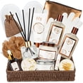 thumbnail image 1 of Set de baño Spa Gift Basket Lily Roy Coconut Vanilla de 17 piezas, 1 of 7