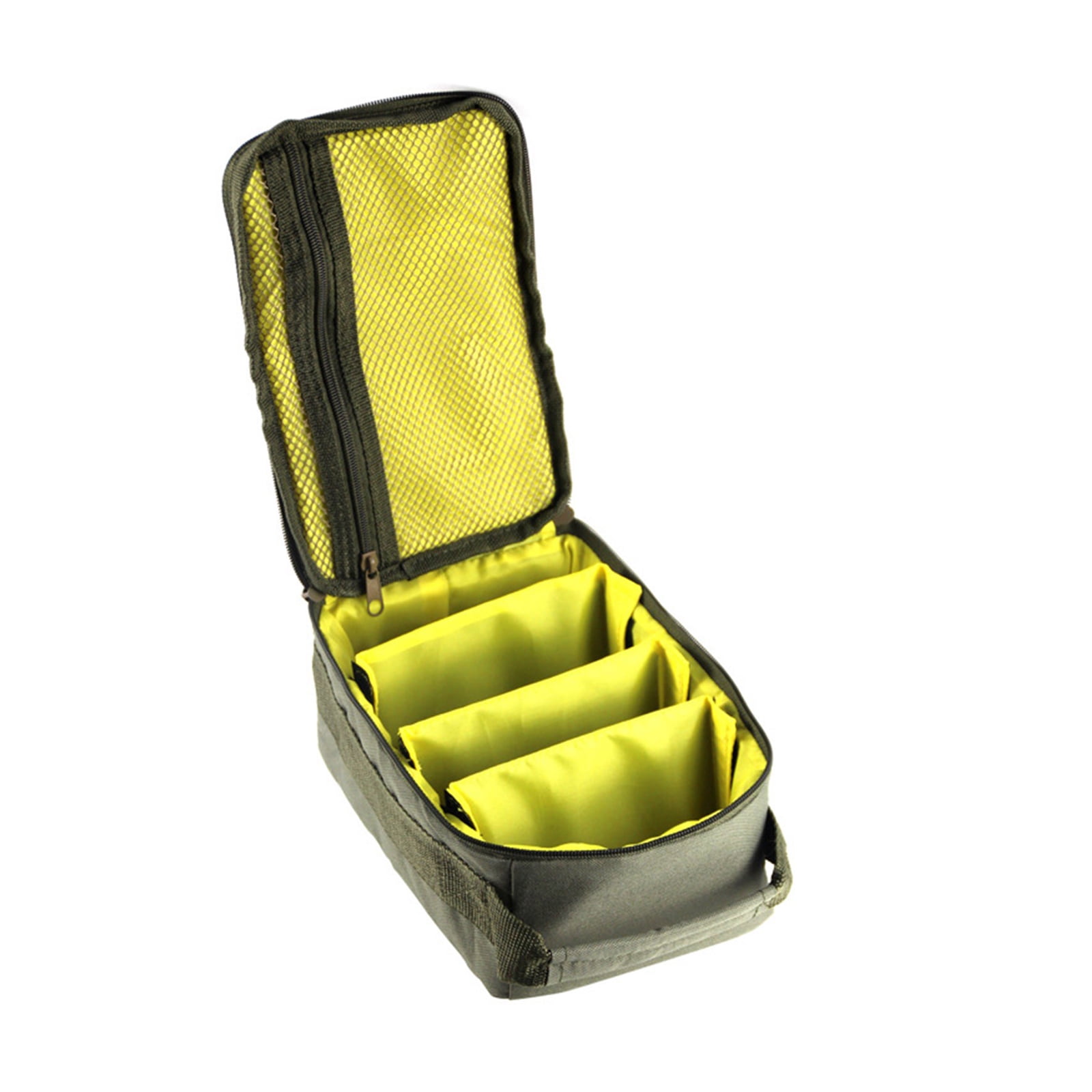 Fishing Tackle Organizers Case Portable Reel Bag Splashproof Storage Case Internal Divider Fishing Reel Bag