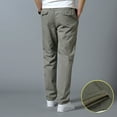 thumbnail image 4 of Hwmodou Male Pants Office Mens Fashion Casual Loose Cotton Plus Size Pocket Lace Up Pants Thickening Overall Sports Casual Clothes For Man, 4 of 6