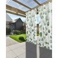 thumbnail image 3 of nqOlkjepod Outdoor Curtains for Patio Waterproof, Watercolor Eucalyptus Outdoor Privacy Panels Grommet, Botanical Elegant Leaves Blackout Outside Curtains for Porch/Cabana/Pergola 54"x95", 1 Panel, 3 of 8
