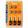 thumbnail image 1 of JUST MIXER Audio/DJ Mixer - Battery/USB Powered Portable Pocket Audio Mixer w/ 3 Stereo Channels (3.5mm) Plus On/Off Switch (Orange), 1 of 4
