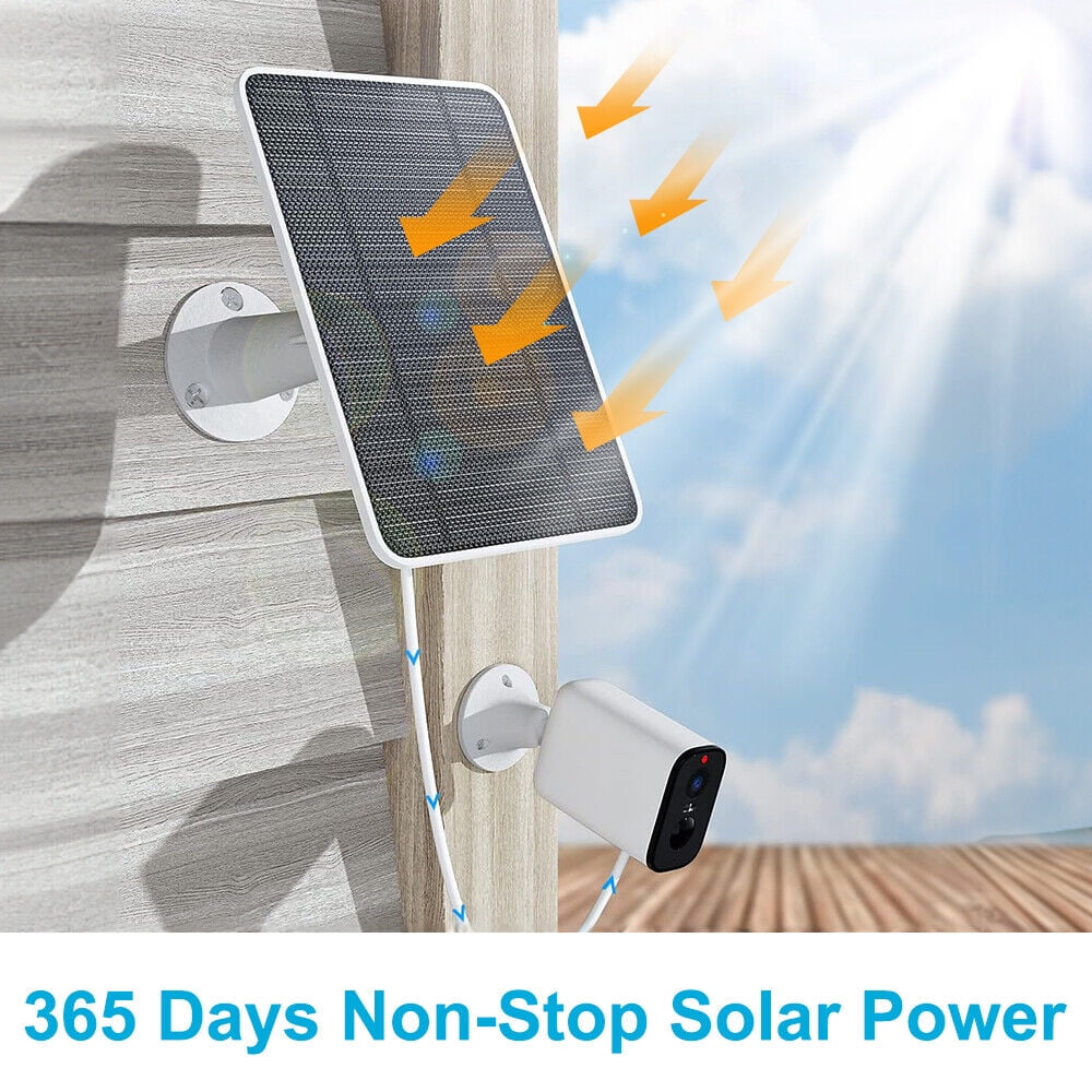 Solar Panel Charger Wall Mount for Arlo Ultra/Ultra2/Pro 3/Pro 4 Security Camera