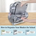 thumbnail image 2 of Mochila PACKISM Clear Large Transparente para Escuela Gris, 2 of 9