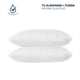 thumbnail image 2 of TESSO HOME 2 Almohadas King Size Incluye 2 Fundas con Cierre Firmeza Media Lavables en Casa Suaves Microfibra Down Alternative Bed Pillow, 2 of 3