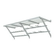 thumbnail image 1 of Garage Essentials 64 In Wall Mounted Utility Storage Rack w/ Hooks, White, 1 of 12