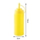 thumbnail image 4 of 8 botellas de salsa para el hogar, botellas de condimentos, dispensador de aceite y ketchup rellenables. Amarillo, 4 of 6