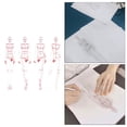 thumbnail image 4 of 4Pcs Fashion Drawing Ruler Set Figure Drawing Template for Fashion Design Sketch A, 4 of 8